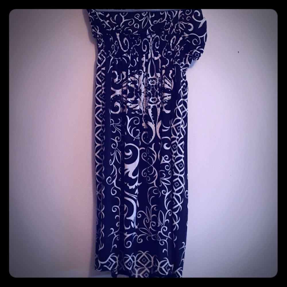 Strapless sundress
